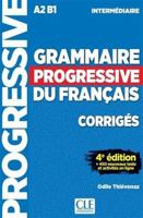 Grammaire progressive du francais - Nouvelle edition: Corriges intermedi 2090381043 Book Cover
