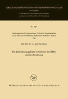 Die Entwicklungsgebiete Im Rahmen Der Oeec Und Ihre Forderung 3322981304 Book Cover