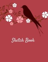 Sketch Book: Bird Themed - 120 Large Blank Page Sketchbook for Drawing, Painting, Sketching and Creative Doodling 1673769780 Book Cover