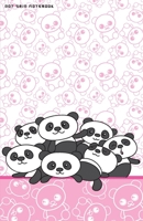 DOT GRID NOTEBOOK: Funny Kawaii Panda Bears Pink Dotted Journal and Planner, Pretty Dot Notebook and Organizer for Unique and Creative Calendars, ... Drawings, Habit, Tasks or Expenses Tracking 1672088917 Book Cover