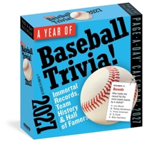 A Year of Baseball Trivia! Page-A-Day® Calendar 2027: Immortal Records, Team History & Hall of Famers 1523534486 Book Cover