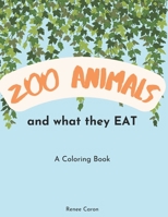 Zoo Animals and What They EAT: A Coloring Book B0CL8QM439 Book Cover