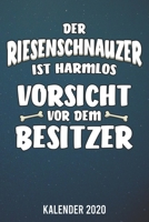 Kalender 2020: Riesenschnauzer A5 Kalender Planer für ein erfolgreiches Jahr - 110 Seiten (German Edition) 1672869404 Book Cover