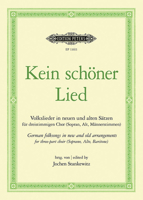 Kein schöner Lied: German folksongs in new and old arrangements for three-part choir (SAB) (Edition Peters) B0B2HZG8FB Book Cover