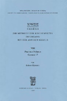Chresis. Die Methode Der Kirchenvater Im Umgang Mit Der Antiken Kultur / Paulinus Nolanus, Carmen 17 3796513743 Book Cover