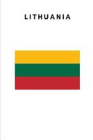 Lithuania: Country Flag A5 Notebook to write in with 120 pages 1076754414 Book Cover