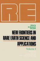 New Frontiers in Rare Earth Science and Applications B000ONG3BI Book Cover
