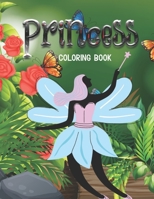 Princess Coloring Book: Beautiful Coloring Pages Including Princess,Coloring books for kids B09CV3KCGN Book Cover