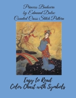 Princess Badoura by Edmund Dulac Counted Cross Stitch: Easy to Read Color Chart With Symbols B097CGXPM3 Book Cover