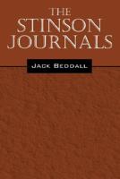 The Stinson Journals 1432716743 Book Cover