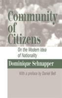 La communauté des citoyens. Sur l’idée moderne de nation 1138508349 Book Cover