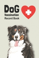 Dog Vaccination Record Book: Handy Notebook with Bernese Mountain Dog Cover, Log Book With Medication Record, Pet Vaccination Chart, etc. Gift for Dog Lover B083XTHJ3S Book Cover