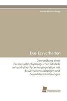 Das Essverhalten 3838107764 Book Cover