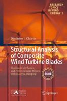 Structural Analysis of Composite Wind Turbine Blades: Nonlinear Mechanics and Finite Element Models with Material Damping 3319008633 Book Cover
