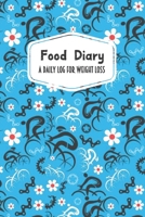 Food Diary A Daily Log for Weight Loss: Artistic Bike Racing Themed 30 Day Detailed Tracker for Carbohydrates, Protein & Sugar Intake 1698590717 Book Cover