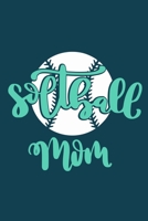 Softball Mom: Blank Lined Notebook Journal: Softball Mom Mothers Mommy Gifts Journal 6x9 110 Blank Pages Plain White Paper Soft Cover Book 1707922535 Book Cover