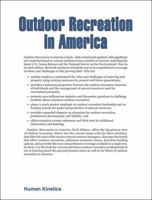 Outdoor Recreation in America 073604213X Book Cover