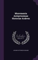 Monvmenta Antiqvissimae Historiae Arabvm 1146378947 Book Cover