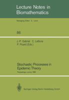 Stochastic Processes in Epidemic Theory 3540525718 Book Cover