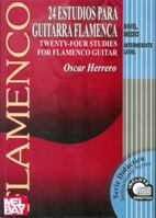 24 Estudios Para Guitarra Flamenca, Nivel Medio [With CD] 0786674032 Book Cover