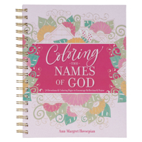 Coloring Devotional Names of God Wirebound 1639527664 Book Cover
