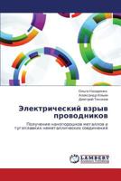 Elektricheskiy vzryv provodnikov: Poluchenie nanoporoshkov metallov i tugoplavkikh nemetallicheskikh soedineniy 3848423812 Book Cover