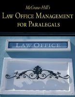 McGraw-Hill's Law Office Management for Paralegals 0073376949 Book Cover
