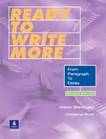 Ready to Write More: From Paragraph to Essay, Second Edition 0130484687 Book Cover