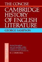 The Concise Cambridge History of English Literature 0521095816 Book Cover