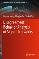 Disagreement Behavior Analysis of Signed Networks 9811955298 Book Cover