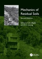 Mechanics of Residual Soils 1138072249 Book Cover