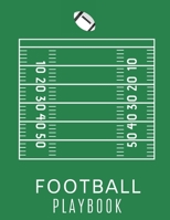 Football Playbook: Gifts For Football Coaches To Draw The Field Strategy | 8.5 X 11 size Football Playbook For Kids and Adults 1712136054 Book Cover