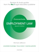 Employment Law Concentrate: Law Revision and Study Guide 0198871325 Book Cover
