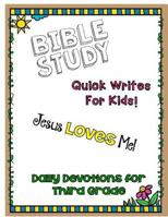 Bible Study for Kids: Daily Devotions for Third Grade 1543039847 Book Cover