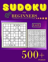 Sudoku for beginners: Easy Sudoku Puzzles with Solutions for Beginners B08VCN6DT1 Book Cover