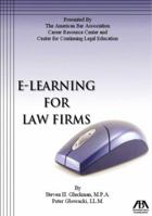 E-Learning for Law Firms 1590315839 Book Cover