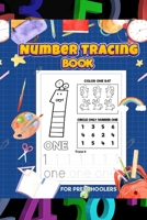 Number tracking book for preschoolers B099BWT9X2 Book Cover