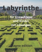 Labyrinthe für Erwachsene und Kinder mit Lösungen B08R64MLRC Book Cover