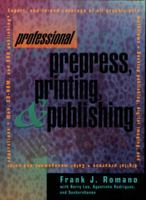 Professional Prepress, Printing, and Publishing 0130997447 Book Cover