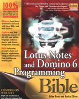 Lotus Notes and Domino 6 Programming Bible 0764526111 Book Cover