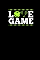 Love Game: Notebook 6x9 Dotgrid 120 Pages - Tennis Gift Idea Tennis Player 1676694552 Book Cover