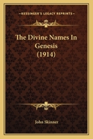 The divine names in Genesis 0548600236 Book Cover