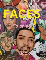 Faces Coloring Book: Detailed facial expressions and Artistic relaxation therapy 4217164106 Book Cover
