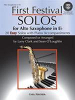 WF122 - First Festival Solos for Alto Saxophone (with Piano Accompaniments) BK/MP3 0825890535 Book Cover