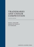 Trademarks and Unfair Competition 1531010962 Book Cover