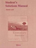 Elementary Statistics, Student's Solutions Manual 0321435559 Book Cover