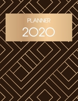 2020 Planner: Daily Weekly Monthly Planner Yearly Agenda 8.5 x 11’’ | 160 pages for Academic Agenda Schedule Organizer | Perfect for Planning and Organizing Your Home or Office 1670541053 Book Cover