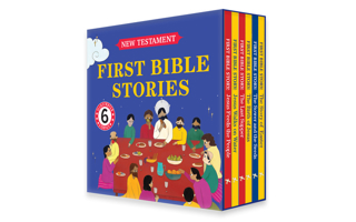 First Bible Stories (Old Testament) (6 Books Box Set): An Illustrated Board Book Boxset Consisting Bible Story Books for Kids I Inspiring Tales Ages 5 9815280414 Book Cover
