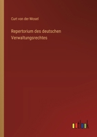 Repertorium des deutschen Verwaltungsrechtes 336864422X Book Cover