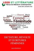 Dictature, Revolte et Ecritures feminines: #3, Revue Legs et Litt�rature 1496089618 Book Cover